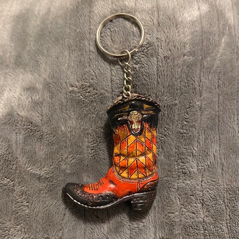 Texas Boot Keychain